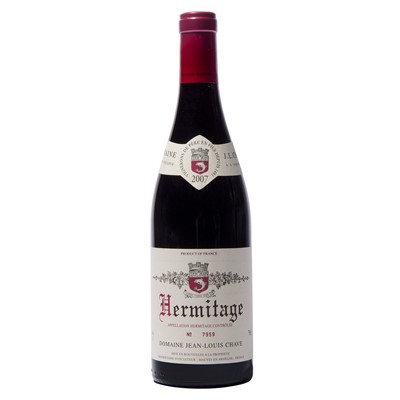 Lot 200 - 3 bottles 2007 Hermitage Chave