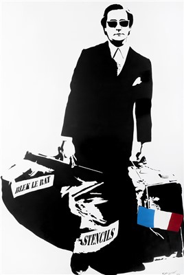 Lot 386 - Blek Le Rat (French b.1951), 'Man Who Walks Through Walls', 2006