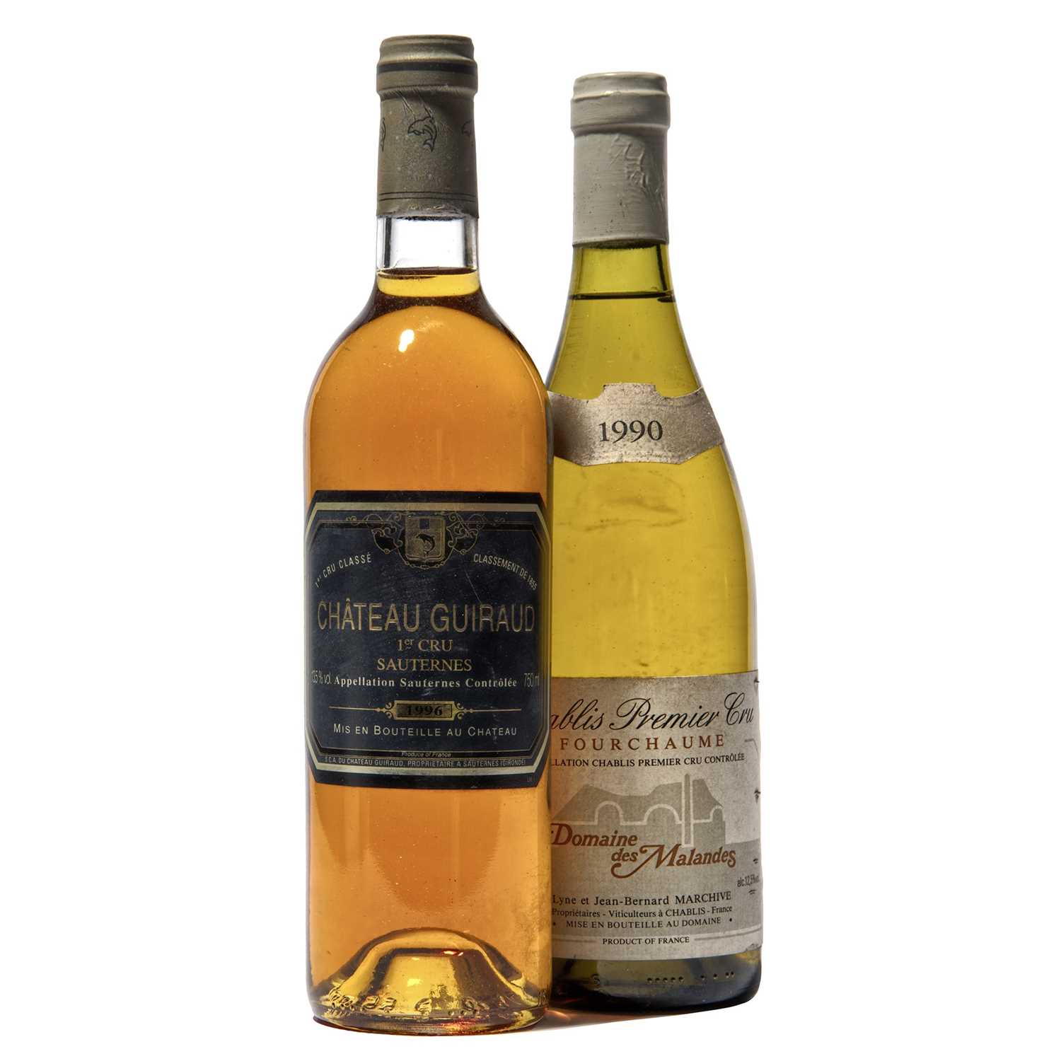 Lot 89 - 4 bottles Mixed Sauternes and White Burgundy