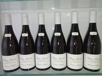 Lot 77 - 6 bottles 2016  Mixed Puligny-Montrachet 1er Cru Sauzet