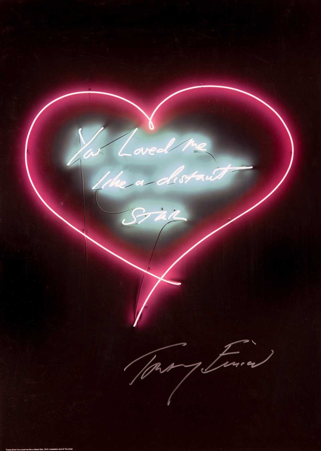 Lot 111 - Tracey Emin (British b.1963), ‘You Loved me Like A Distant Star’, 2016