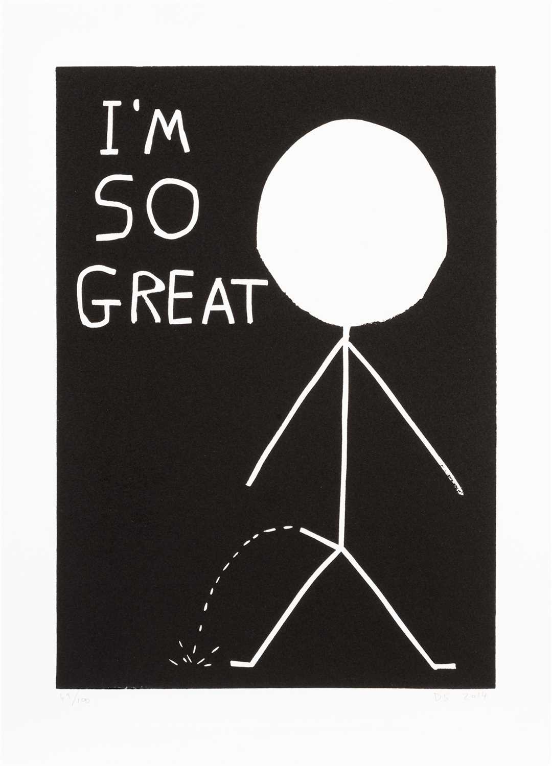 Lot 41 - David Shrigley (British b.1968), 'I'm So Great', 2014