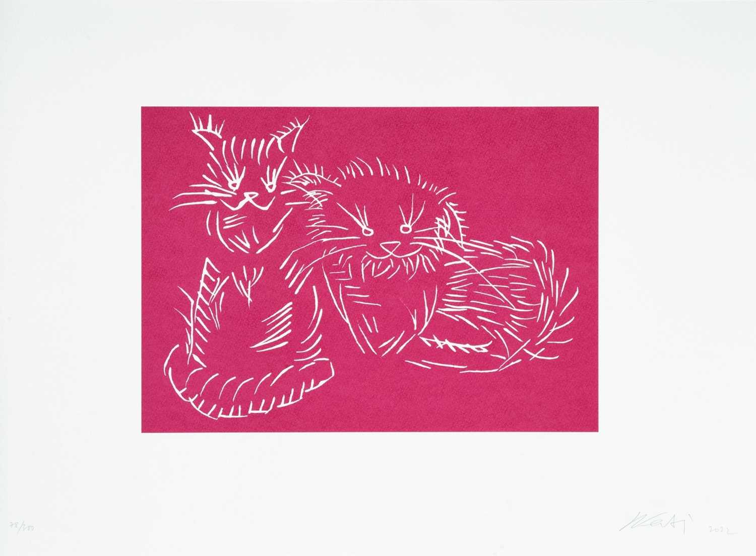 Lot 8 - Ai Weiwei (Chinese 1957-), 'Cats (Pink)', 2022