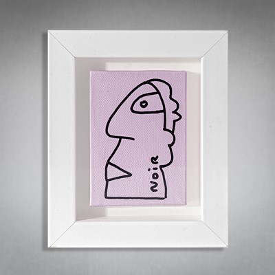 Lot 160 - Thierry Noir (French 1958-), 'Light Pink', 2016
