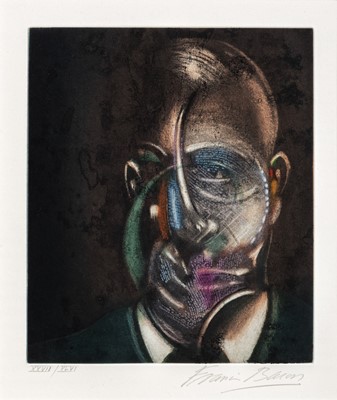 Lot 185 - Francis Bacon (British 1909-1992), 'Portrait Of Michel Leiris', 1990