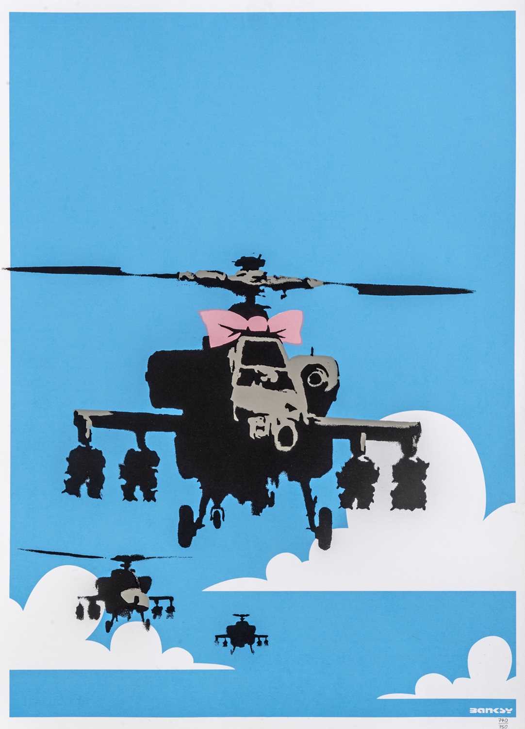Lot 219 - Banksy (British 1974-), 'Happy Choppers', 2003
