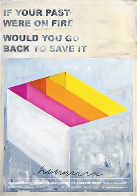 Lot 322 - Harland Miller (British b.1964), 'If Your Past Were On Fire Would You Go Back To Save It', 2016