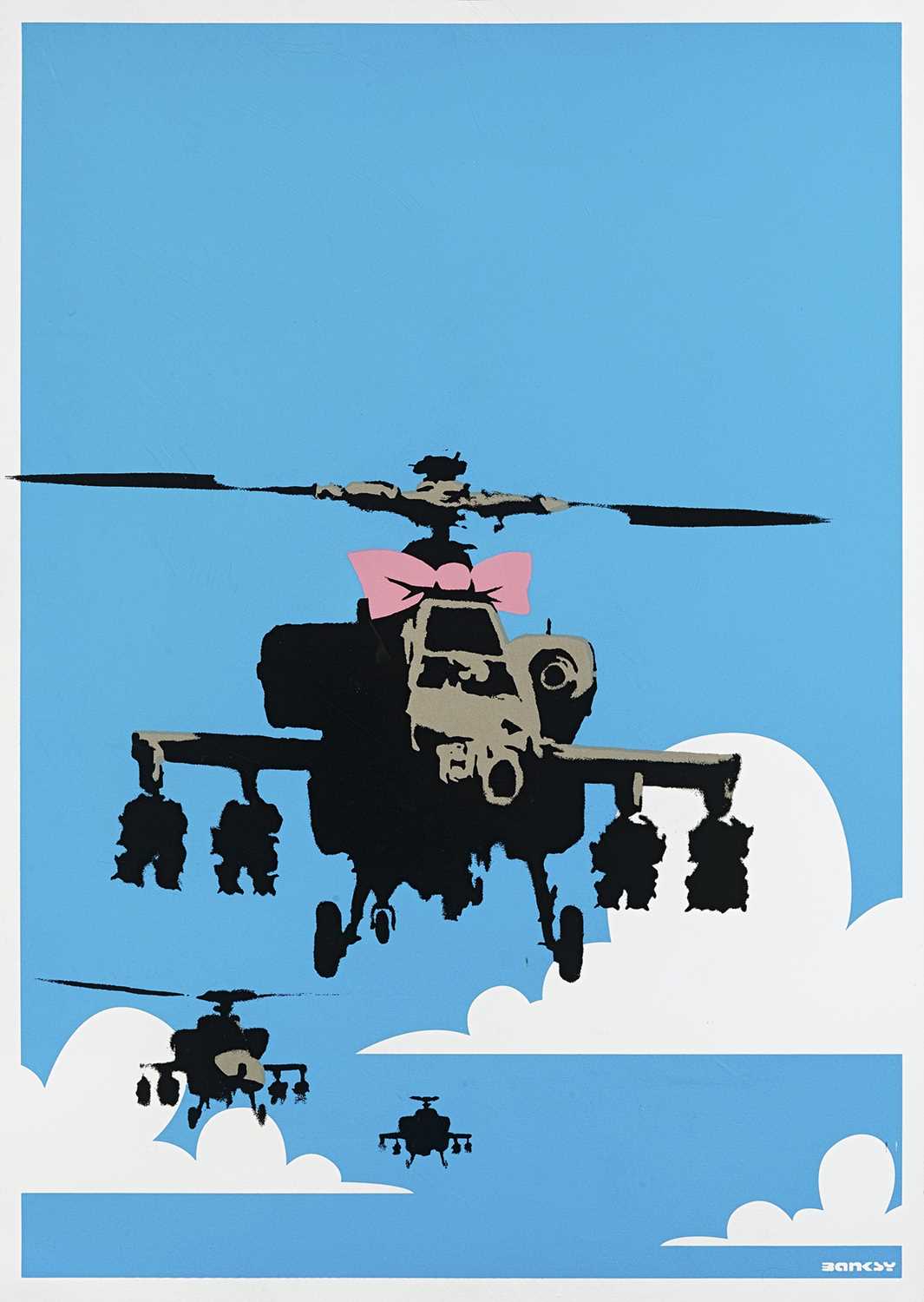 Lot 225 - Banksy (British 1974-), 'Happy Choppers', 2003 (Signed)