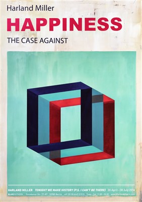 Lot 52 - Harland Miller (British b.1964), 'Happiness The Case Against It & Overcoming Optimism', 2016