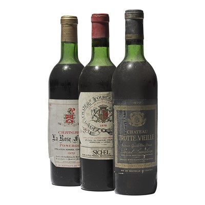 Lot 32 - 10 bottles Mixed 1970 Bordeaux