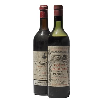 Lot 34 - 2 bottles 1959 Bordeaux
