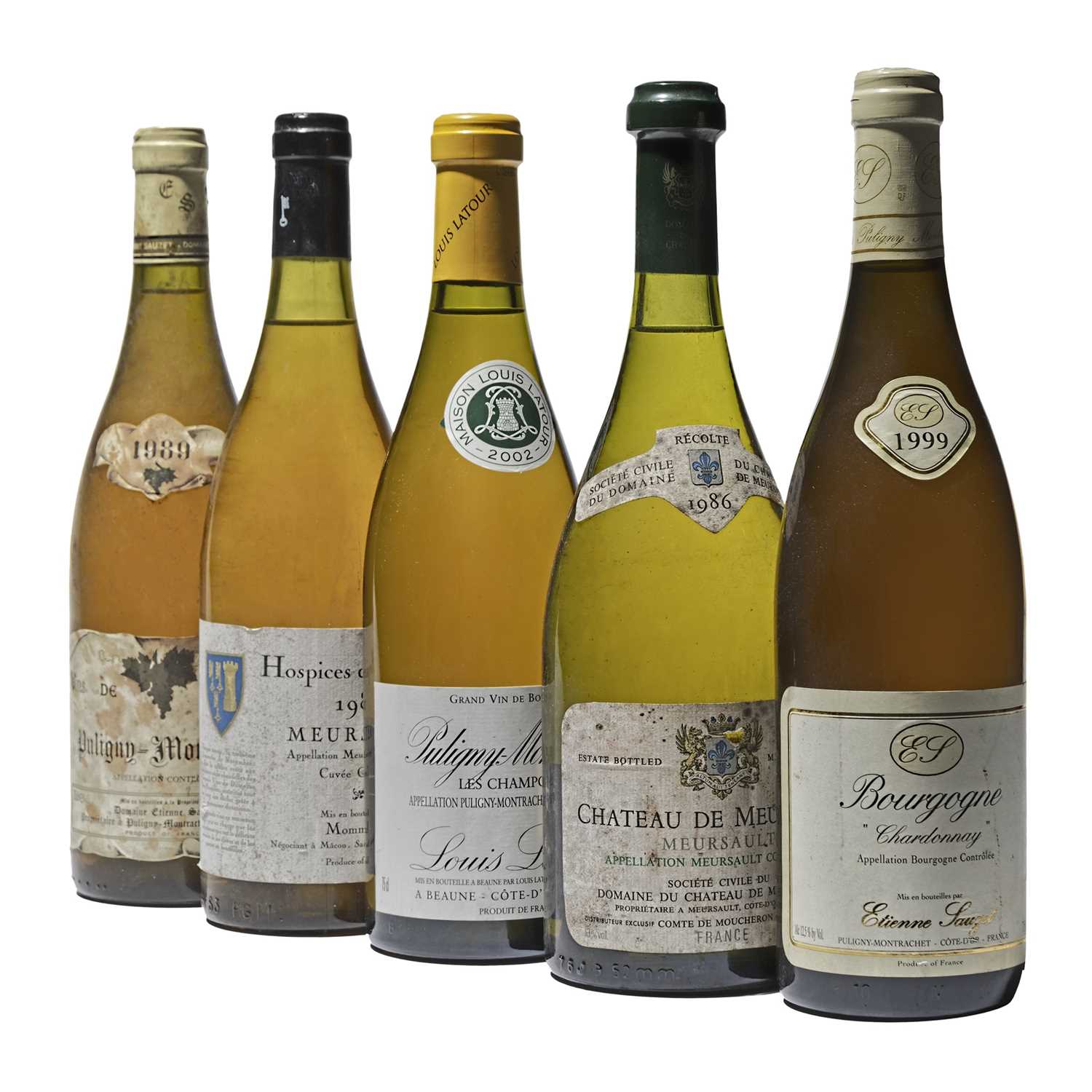 Lot 153 - 12 bottles Mixed White Burgundy