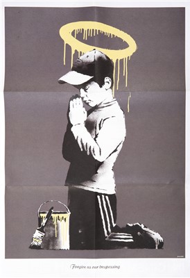 Lot 121 - Banksy (British b.1974), ‘Forgive Us Our Trespassing’, 2010