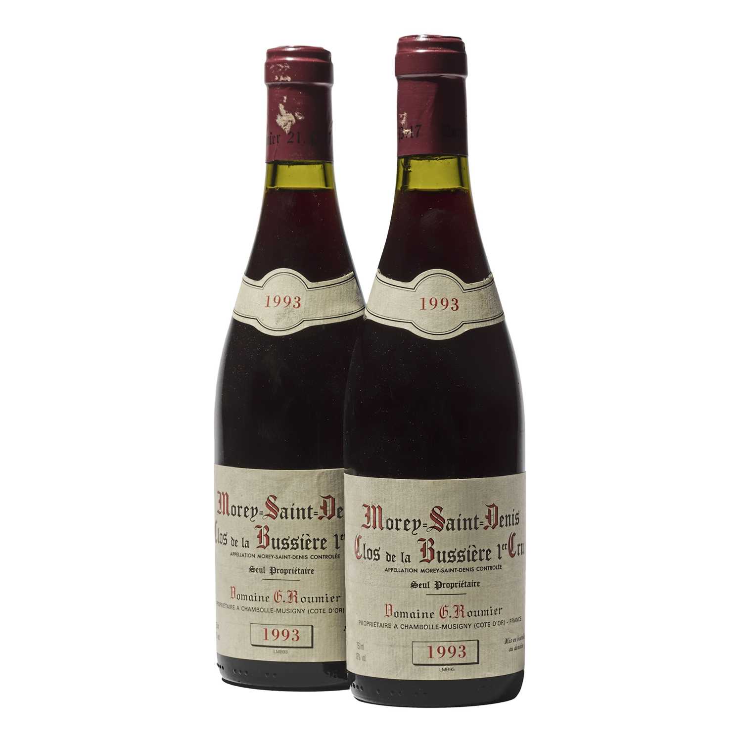 Lot 116 - 2 bottles 1993 Morey-St.Denis Clos de la Bussiere Roumier