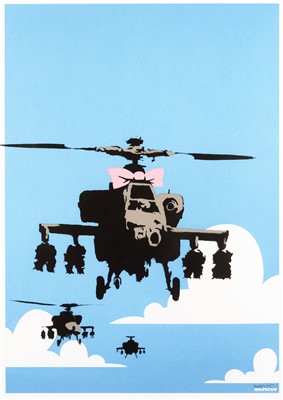 Lot 379 - Banksy (British b,1974), 'Happy Choppers', 2003