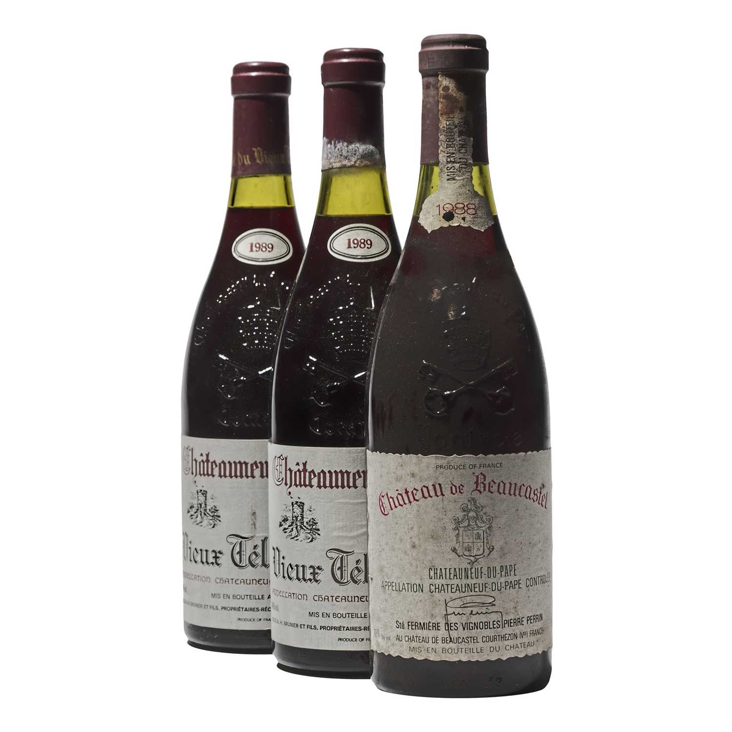Lot 179 - 12 bottles Mixed Beaucastel and Vieux Telegraphe