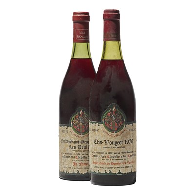 Lot 132 - 2 bottles Mixed Tastevinage Red Burgundy