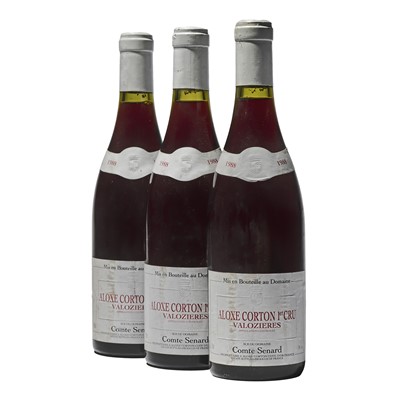 Lot 139 - 6 bottles 1988 Aloxe-Corton Les Valozieres Comte Senard