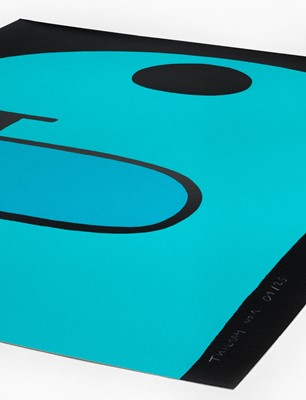 Lot 299 - Thierry Noir (French 1958-), 'Black and Blue', 2014