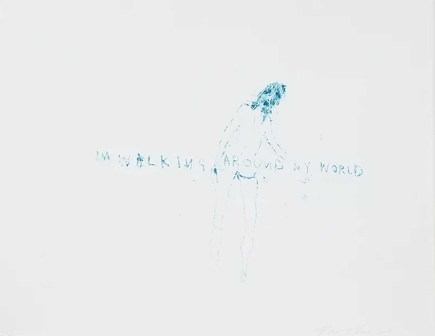 Lot 291 - Tracey Emin (British 1963-), 'Walking Around My World', 2011