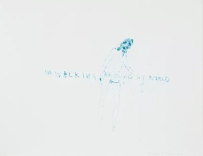 Lot 270 - Tracey Emin (British 1963-), 'Walking Around My World', 2011