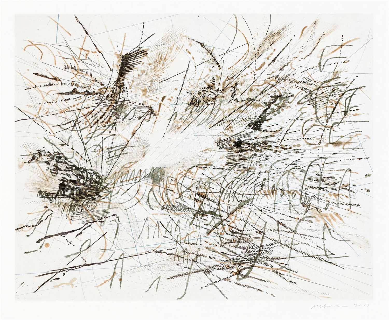 Lot 332 - Julie Mehretu (Ethopian b.1970), 'Untitled (Pulse)', 2013