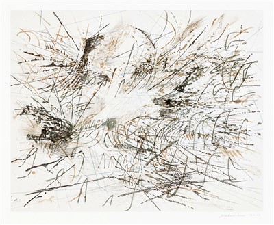 Lot 332 - Julie Mehretu (Ethopian b.1970), 'Untitled (Pulse)', 2013