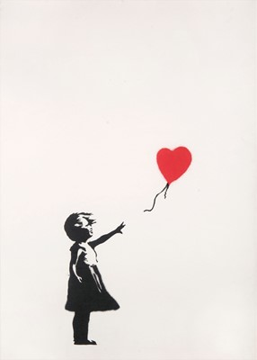Lot 261 - Banksy (British 1974-), 'Girl With Balloon', 2004