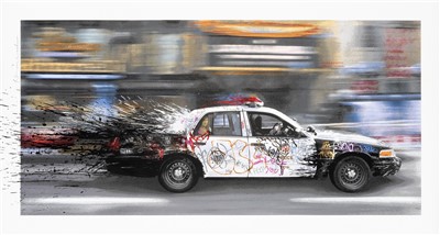 Lot 423 - Mr Brainwash (Fench b.1966), 'Metro Polisa', 2015