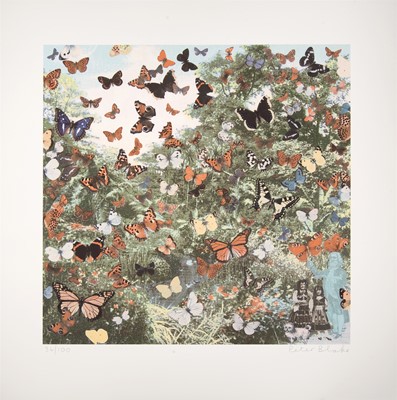 Lot 111 - Peter Blake (British 1932-), 'Hyde Park - Positively The Last Appearance Of The Butterfly Man', 2012