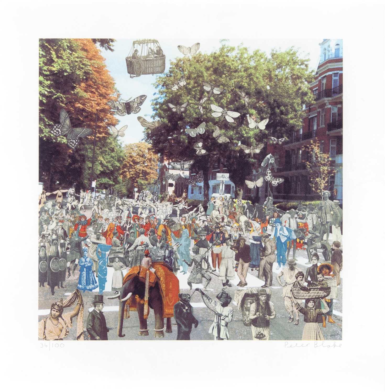 Lot 74 - Peter Blake (British 1932-), 'Abbey Road Parade', 2012