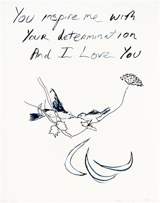 Lot 367 - Tracey Emin (British b.1963), 'Birds 2012', 2011