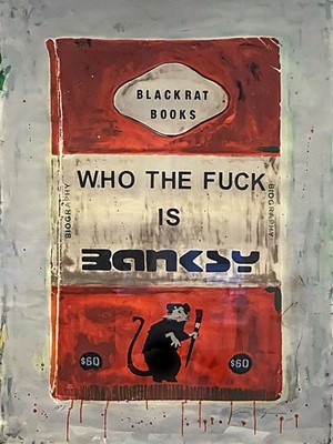 Lot 260a - James McQueen (British 1977-), 'Who The Fuck Is Banksy', 2017