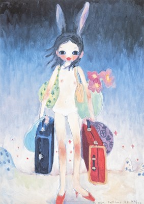 Lot 12 - Aya  Takano (Japanese 1976-), 'Mail Mania Mami, Standing in a Storm', 2001