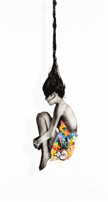 Lot 410 - Martin Whatson & Snik (Collaboration), ‘Falling Out Of Consciousness’, 2017