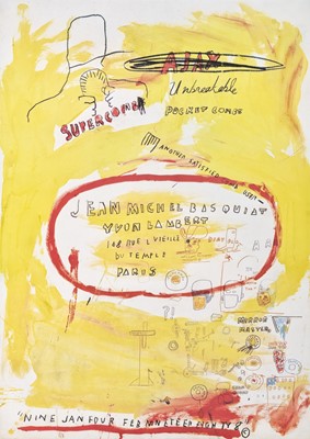 Lot 128 - Jean-Michel Basquiat (American 1960-1988), 'Supercomb', 1988