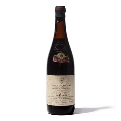 Lot 217 - 1 bottle 1967 Barolo Bersano