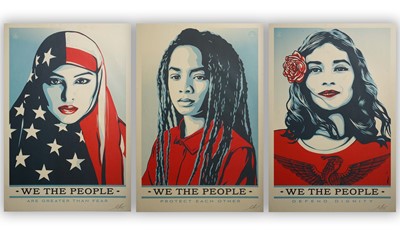 Lot 230 - Shepard Fairey (American 1970-), 'We The People', 2017