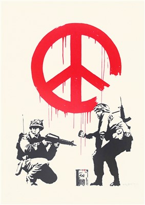 Lot 458 - Banksy (British b.1974), 'CND Soildiers', 2005