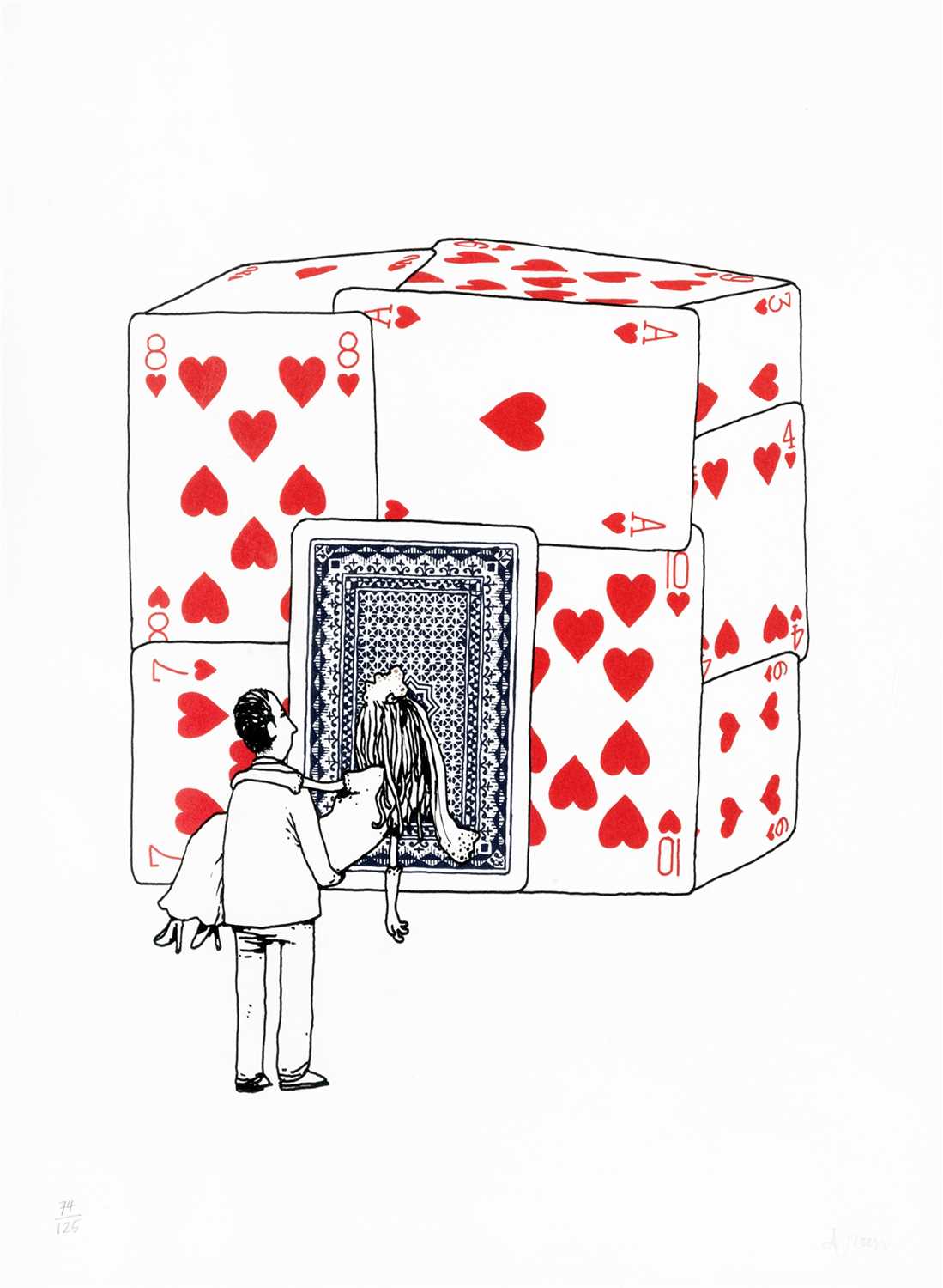 Lot 164 - Dran (French b.1979), ‘House Of Cards’, 2015