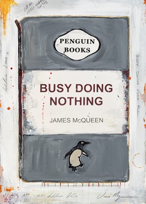 Lot 218 - James McQueen (British 1977-), 'Busy Doing Nothing (Lockdown Grey)', 2020