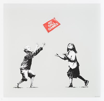 Lot 257 - Banksy (British 1974-), 'No Ball Games (Grey)', 2009