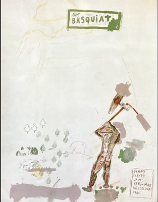Lot 129 - Jean-Michel Basquiat (American 1960-1988), 'Hans Mayer', 1988