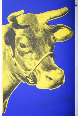 Lot 243 - Andy Warhol (American 1928-1987), 'Cow', 1989