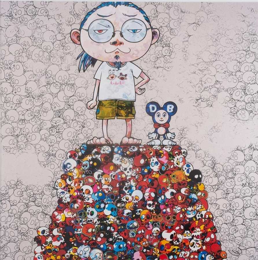 Lot 90 - Takashi Murakami (Japanese 1962-), 'DOB & Me: On The Red Mound Of The Dead', 2013