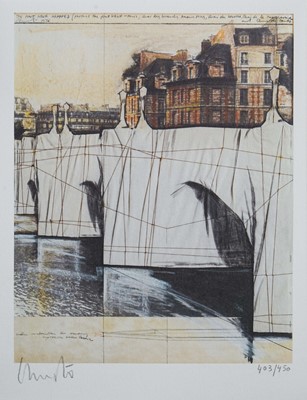 Lot 18 - Christo & Jeanne-Claude (Collaboration), 'The Pont-Neuf Wrapped', 1976/2020