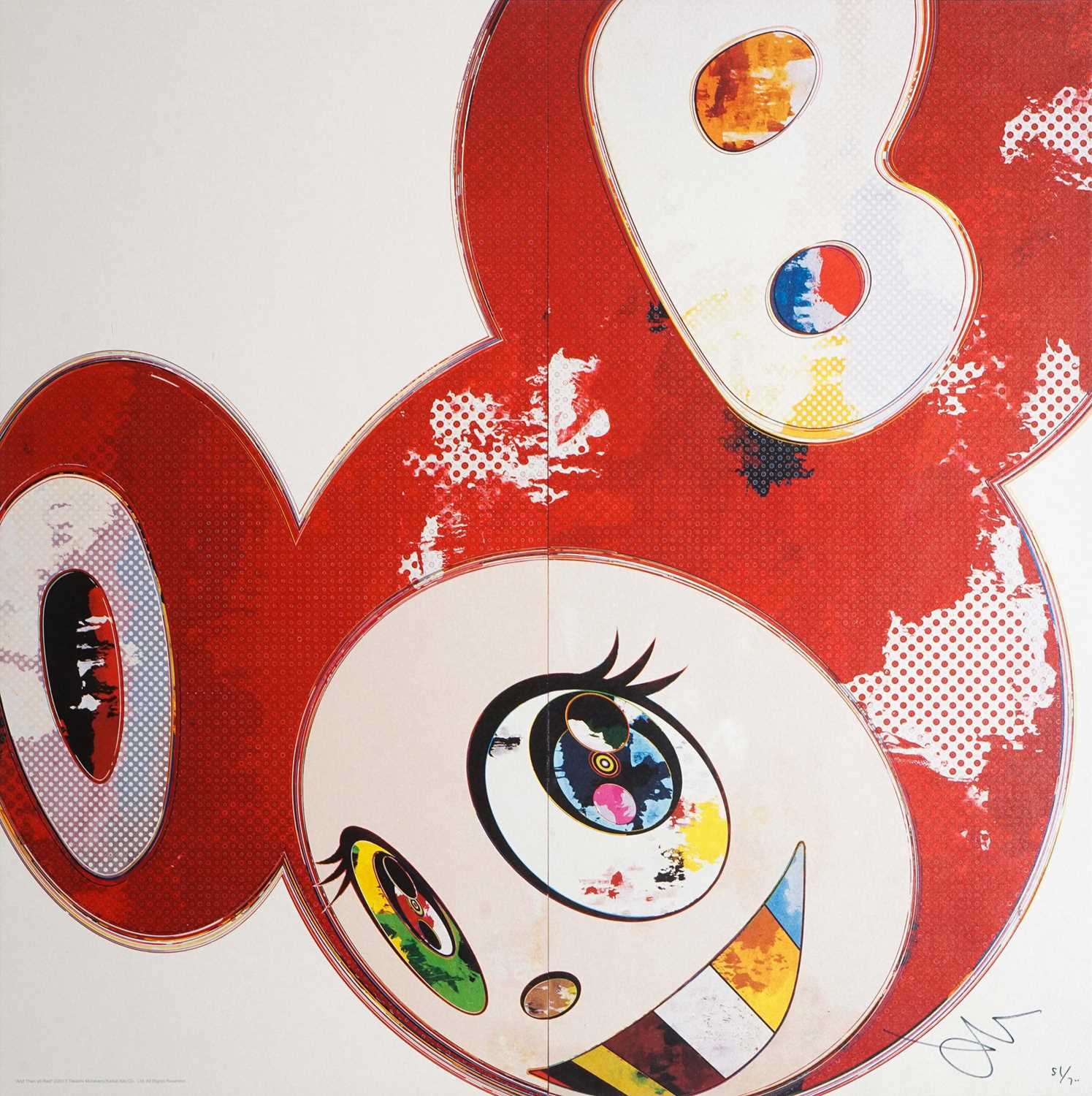 Lot 146 - Takashi Murakami (Japanese 1962-), 'And Then x6 Red', 2013