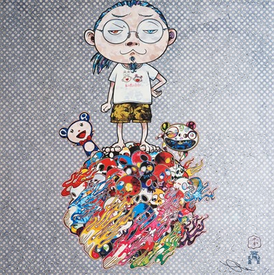 Lot 138 - Takashi Murakami (Japanese 1962-), 'Me and the Mr. DOBs', 2013