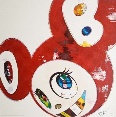 Lot 142 - Takashi Murakami (Japanese 1962-), 'And Then x6 (Red: The Superflat Method)', 2013