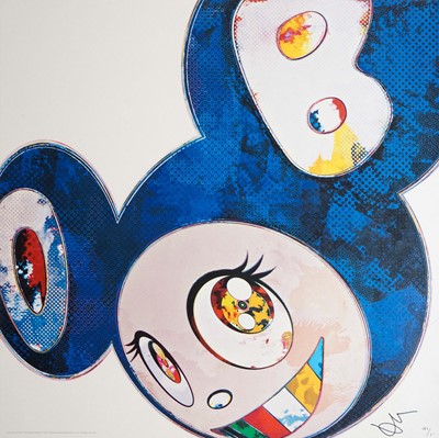 Lot 140 - Takashi Murakami (Japanese 1962-), 'And Then x6 (Blue: The Superflat Method)', 2013
